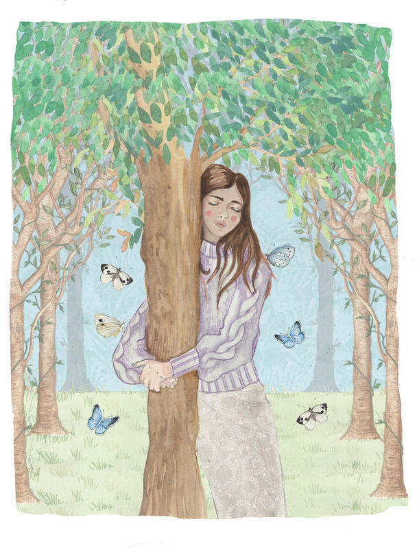 The Tree Hugging Girl