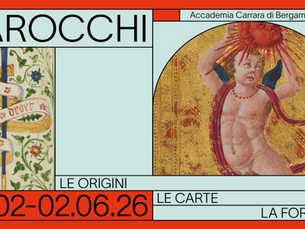 LOCANDINA MOSTRA TAROCCHI ACCADEMIA CARRARA BERGAMO