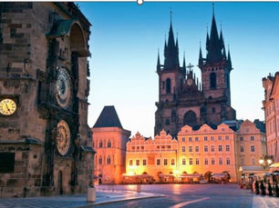 praga torre dell'orologio ponte carlo