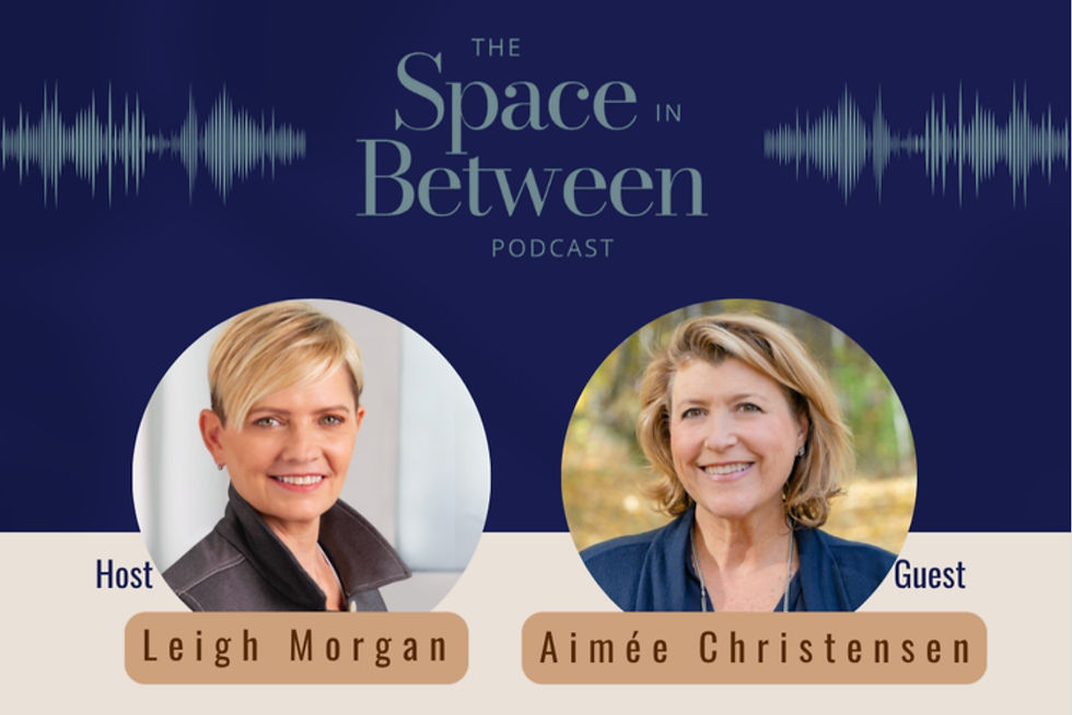 "What You Should Know About Climate Change – with Aimée Christensen" The Space In Between podcast with Leigh Morgan