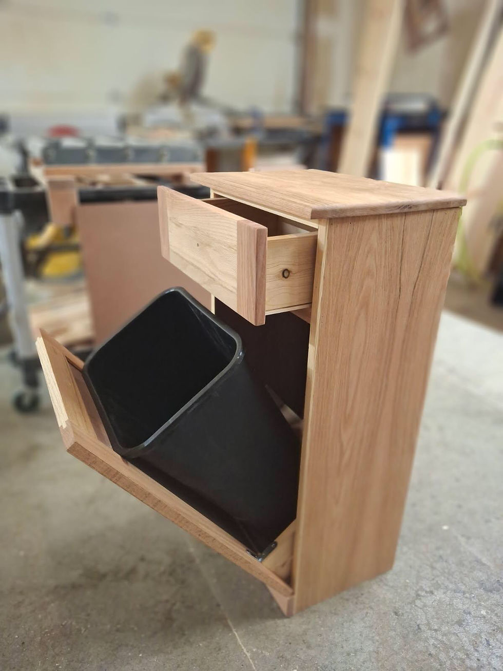 Thumbnail: Handmade Oak Single With Drawer