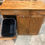 Thumbnail: Oak Independently Opening Double With Small Side Cabinet and Drawers 