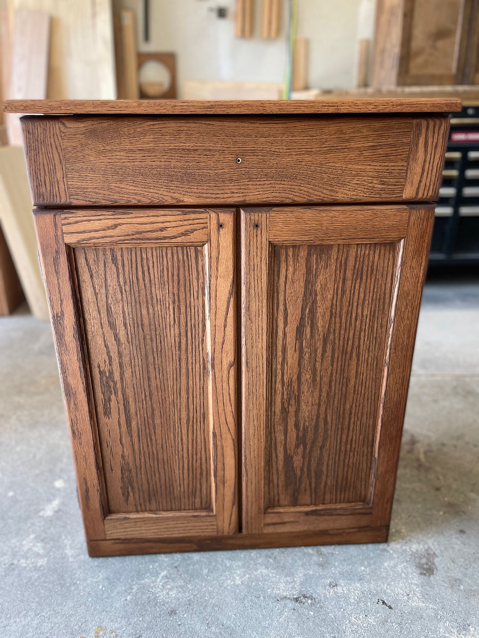 Thumbnail: Oak Ind With Drawer Shelves Only