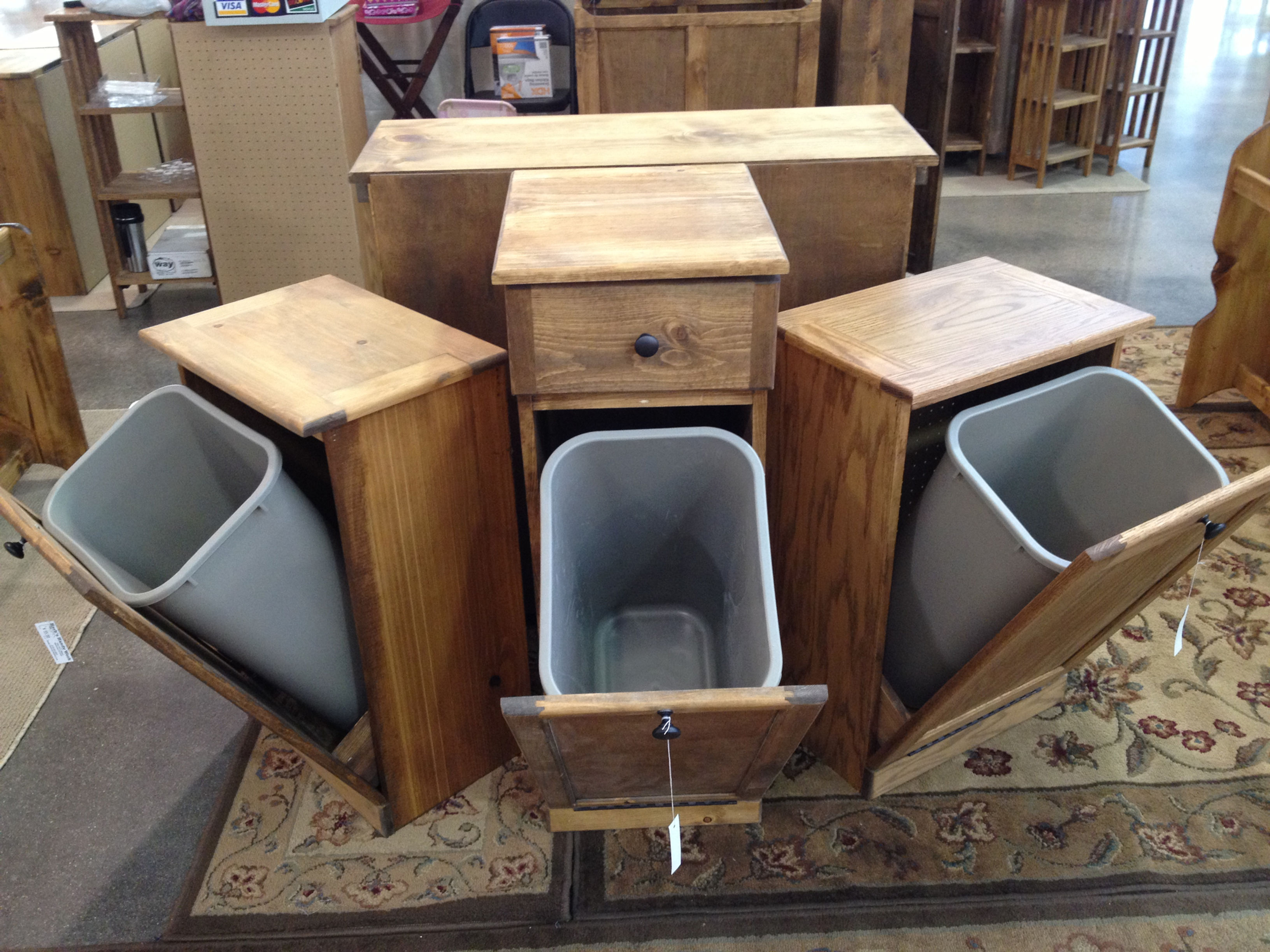 Pine Sideways Single With Drawer