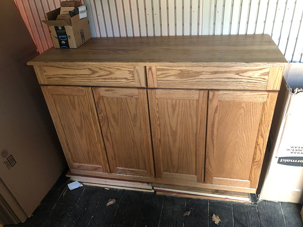 Thumbnail: Oak Independently Opening Quadruple With Two Drawers
