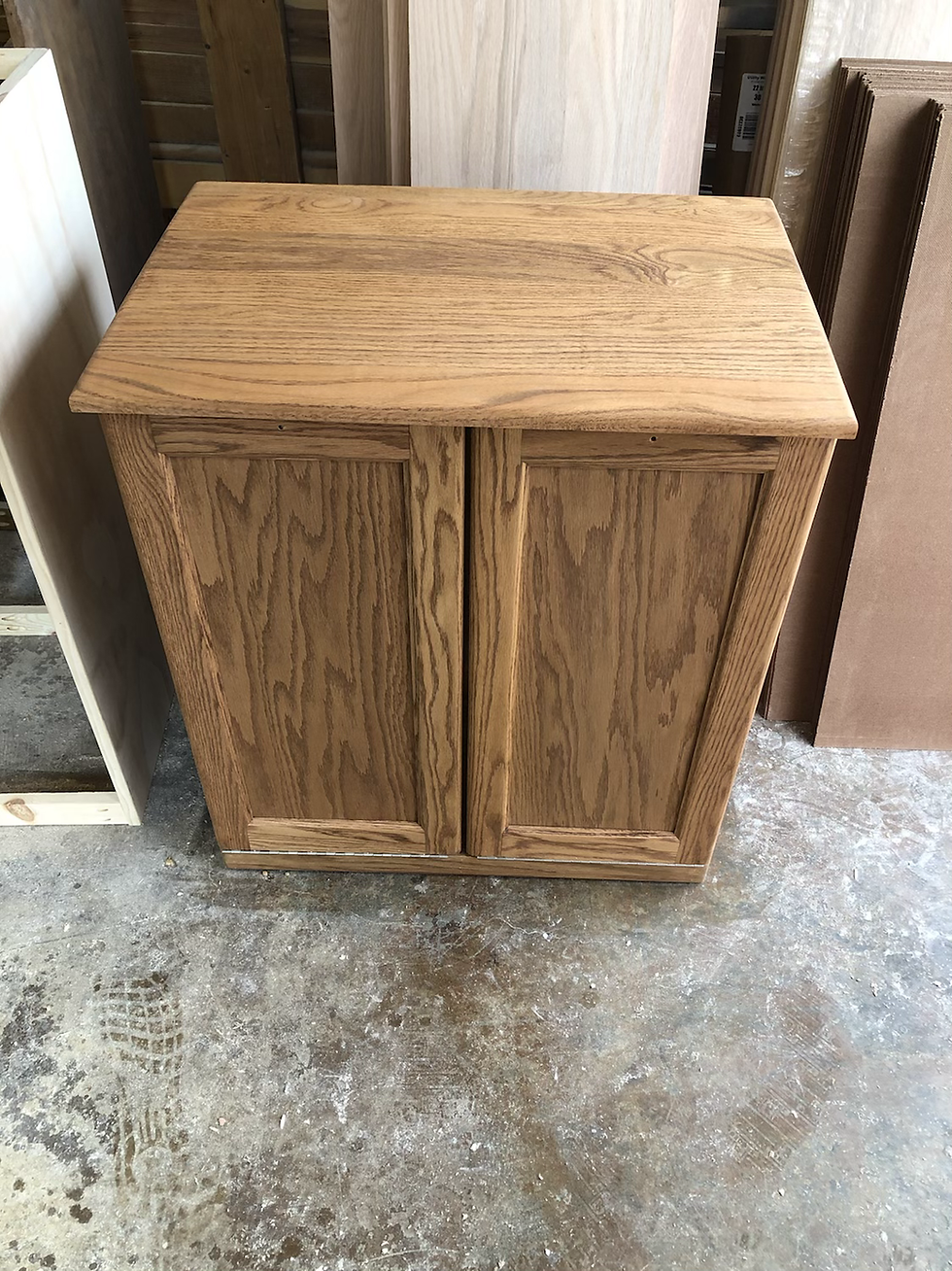 Thumbnail: (50% DOWNPAYMENT) Oak Independently Opening Double Without Drawer