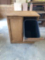 Thumbnail: Pine Independently Opening Double No Drawer 