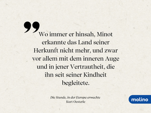 Selbstüberwindung und Mitgefühl – Kurt Oesterle über seinen großen Europa-Roman