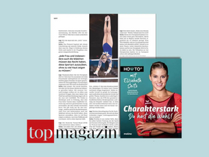 Eli Seitz über Sexismus, Mut und ihre Turnroutine im top-Magazin