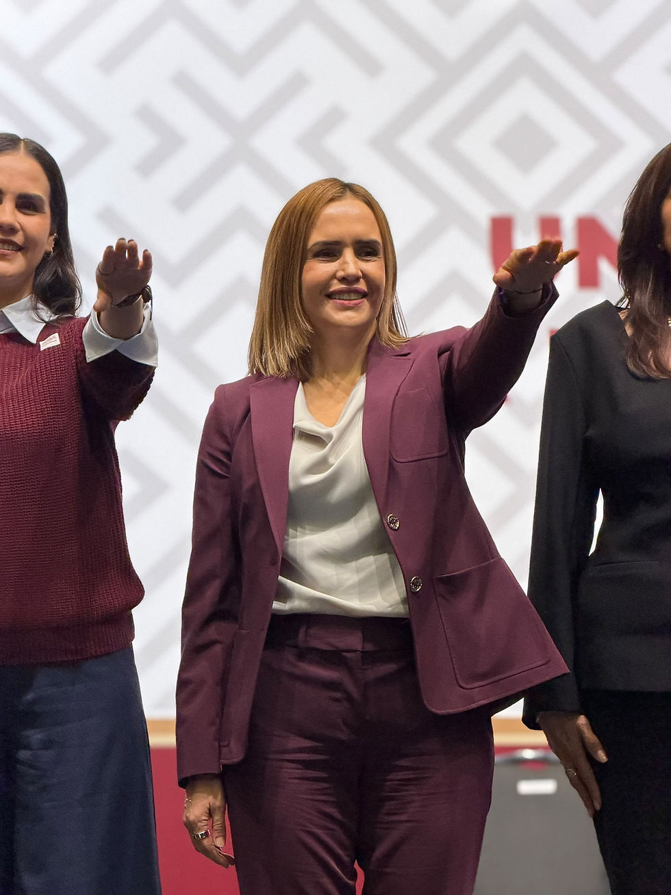 Toma Clara Luz protesta como Coordinadora ante Consejo Nacional de Morena