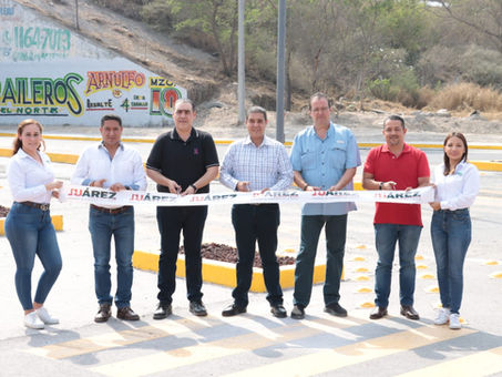 Transforma Juárez crucero peligroso con adecuaciones viales