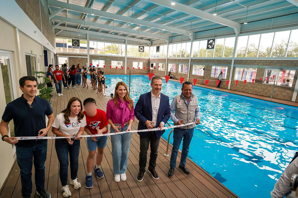 Inaugura Gobierno de Monterrey Domo Acuático