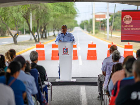 Refuerza 4T Norteña norponiente con obras que mejoran la vialidad