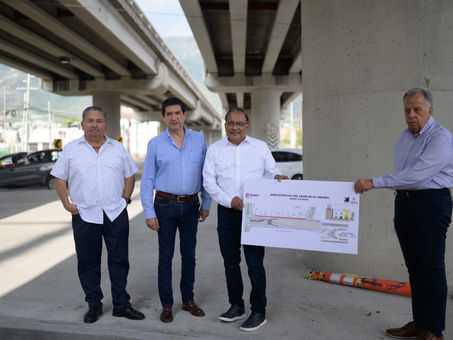 Supervisa Mijes obras que mejorarán la movilidad en Escobedo