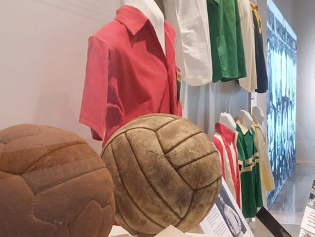 El mundo mira un balón en el Museo de Historia Mexicana