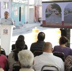 Impulsa Mijes transformación en colonias, estrenan  familias calles renovadas