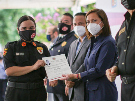 Conmemoran 43 aniversario de Bomberos en Guadalupe