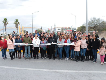 Inaugura Paco Treviño vialidad más segura
