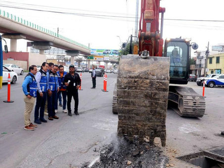 Inicia San Nicolás construcción de pluvial en Av. Universidad