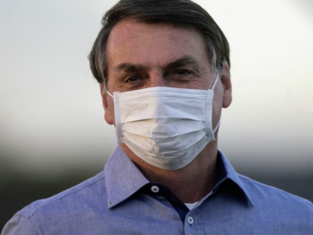 POR TERCERA OCASIÓN BOLSONARO DA POSITIVO A COVID-19
