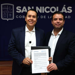 Firman San Nicolás y Zacatecas hermanamiento municipal