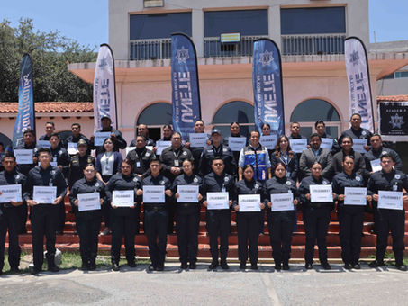 Supera San Nicolás meta anual de elementos policíacos