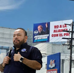 Acusa PAN guerra sucia por espectaculares contra alianza con PRI