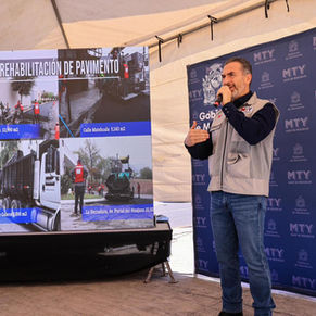 Inician trabajos del programa "Vialidades Regias 2026"