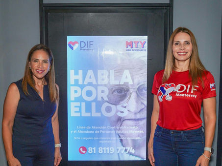 Refuerza DIF Monterrey campaña "Habla por Ellos"