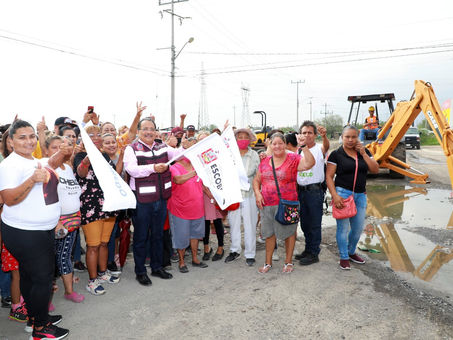 Arranca Escobedo rehabilitación de calles en la colonia Alianza Real