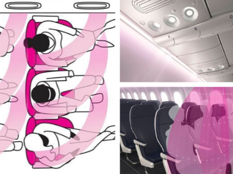 CREAN ESCUDO ANTI COVID PARA PASAJEROS DE AVIONES 
