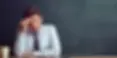 Stressed man