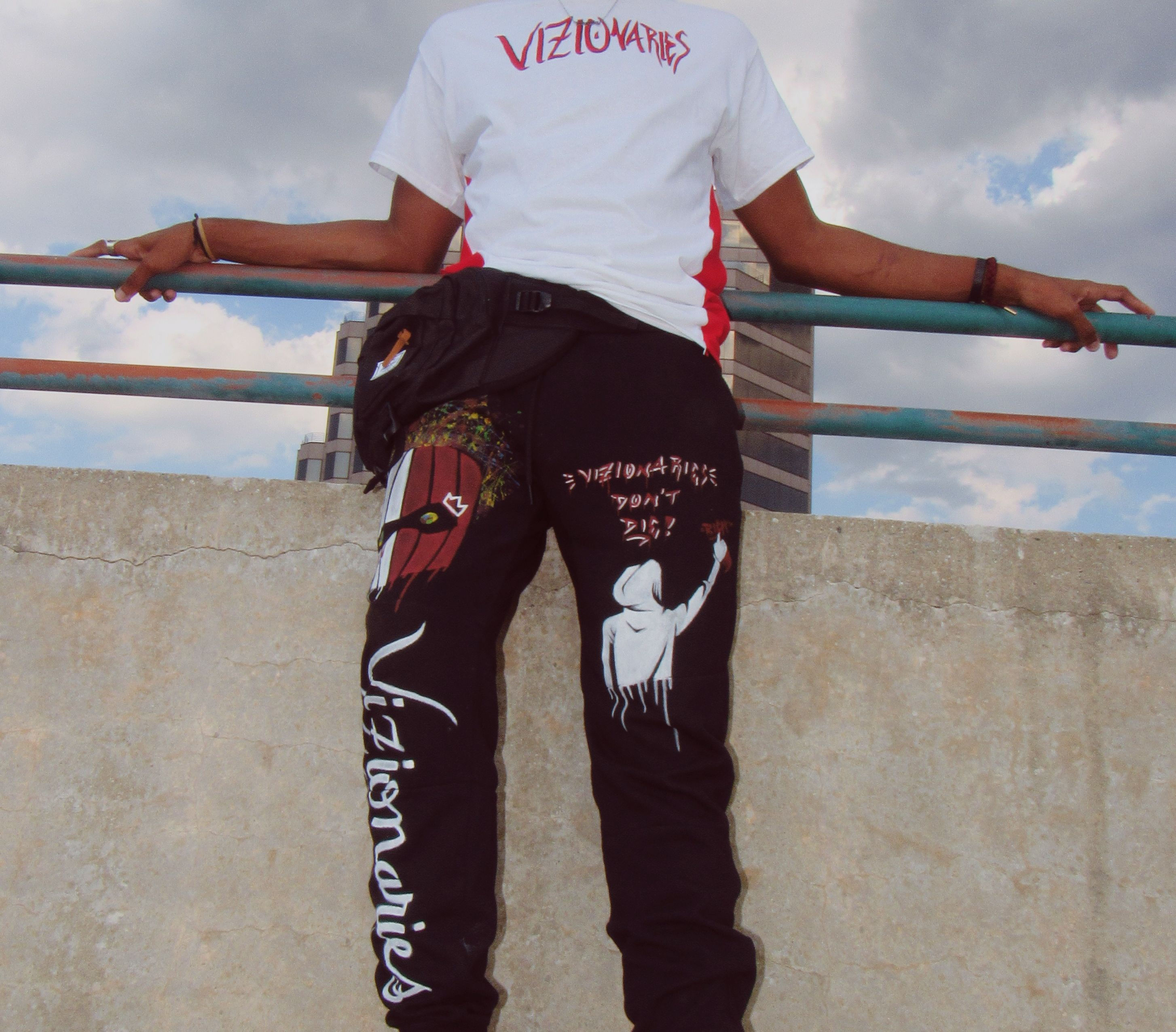 1/1 Vizionaries Hand Painted Joggers