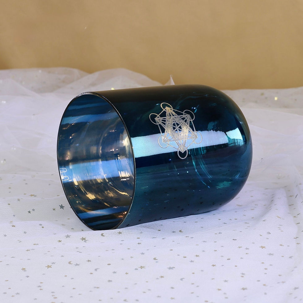 Thumbnail: Guardian Wave Sound Of Miracles (Titanium & Real Gold Plating) Alchemy Bowl