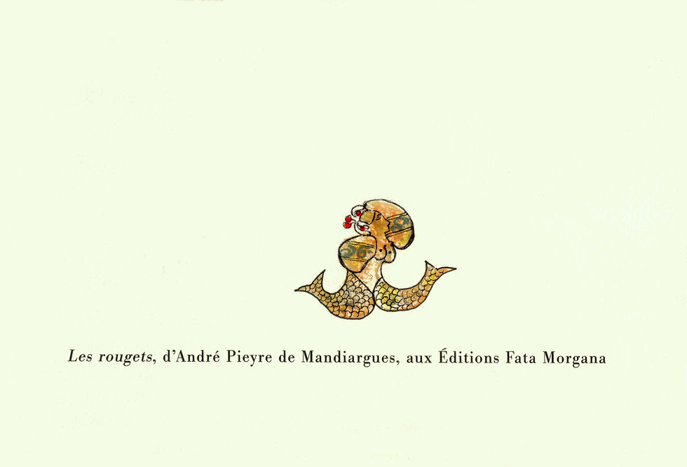 Les Rougets - Editions Fata Morgana