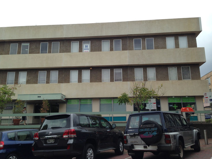 Commercial Building After  High Pressure Cleaning