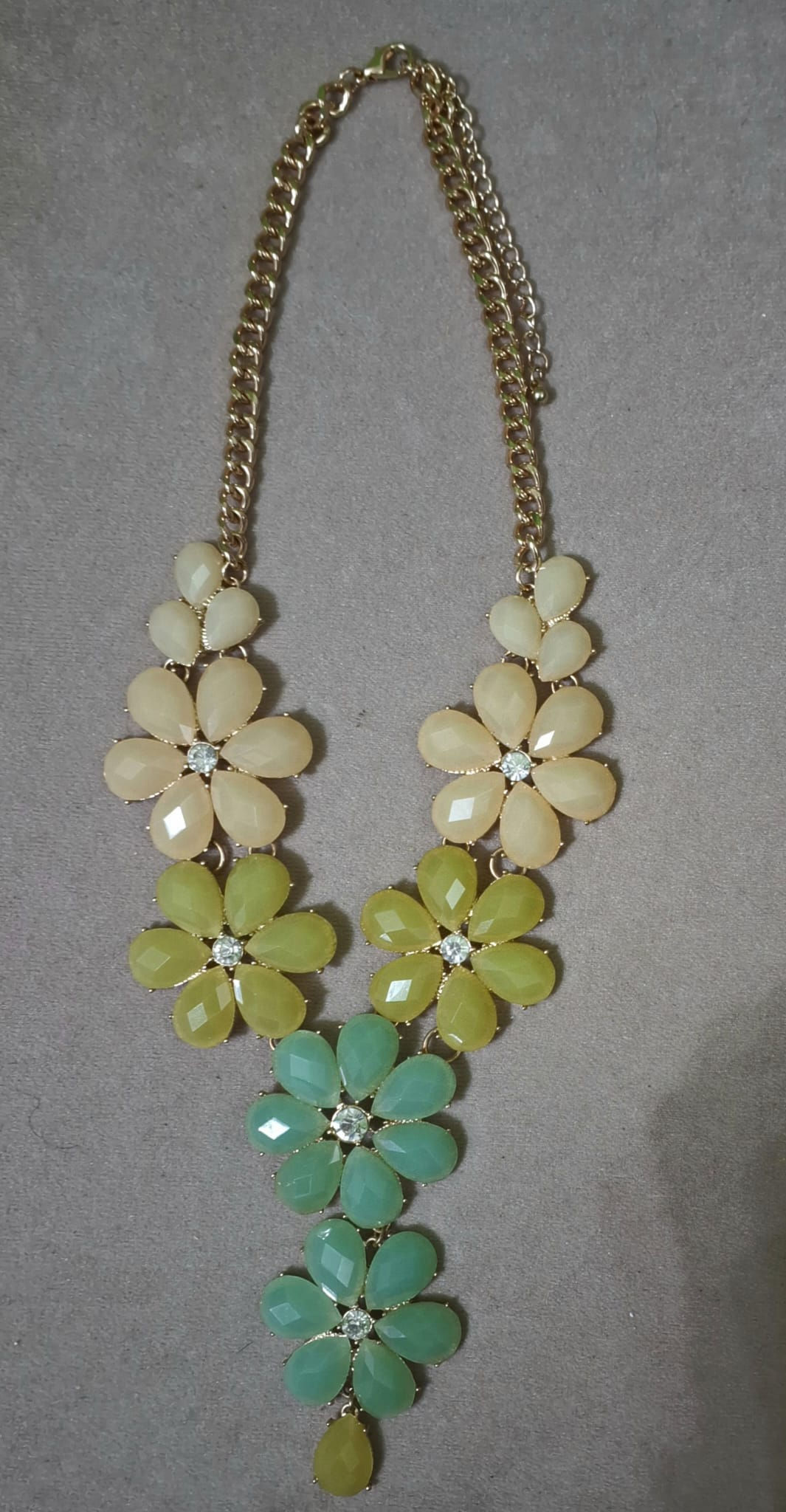 Necklace with stones