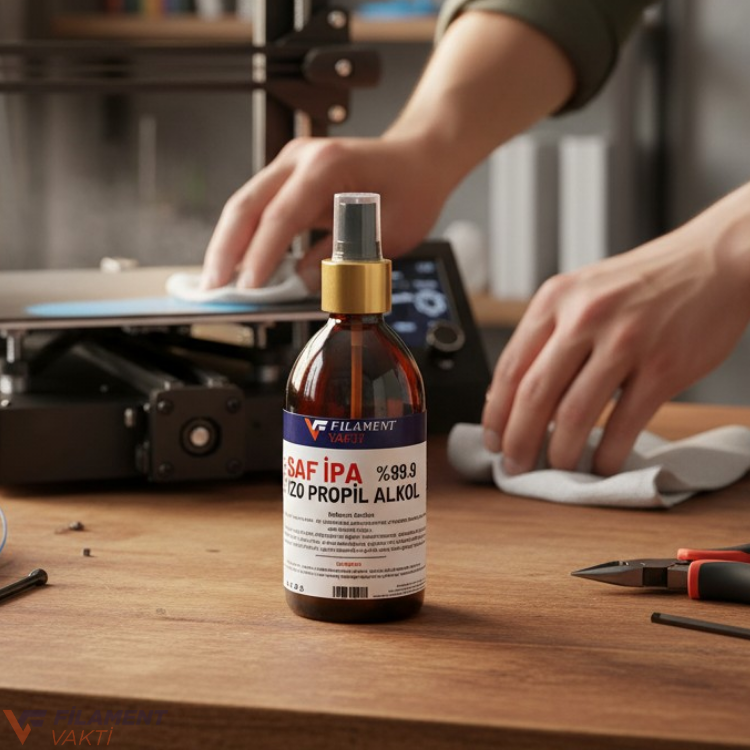Thumbnail: İzopropil Alkol (IPA) %99.9 Saflık – 250 ml | 3D Yazıcı Tabla Temizleyici