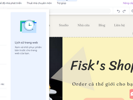[Wix] Cách quay trở lại phiên bản giao diện trước đã lưu