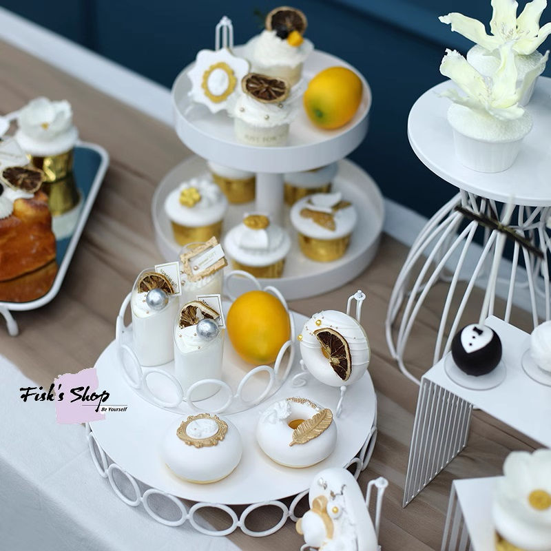 Thumbnail: Khay đựng bánh sinh nhật, điểm tâm White 2