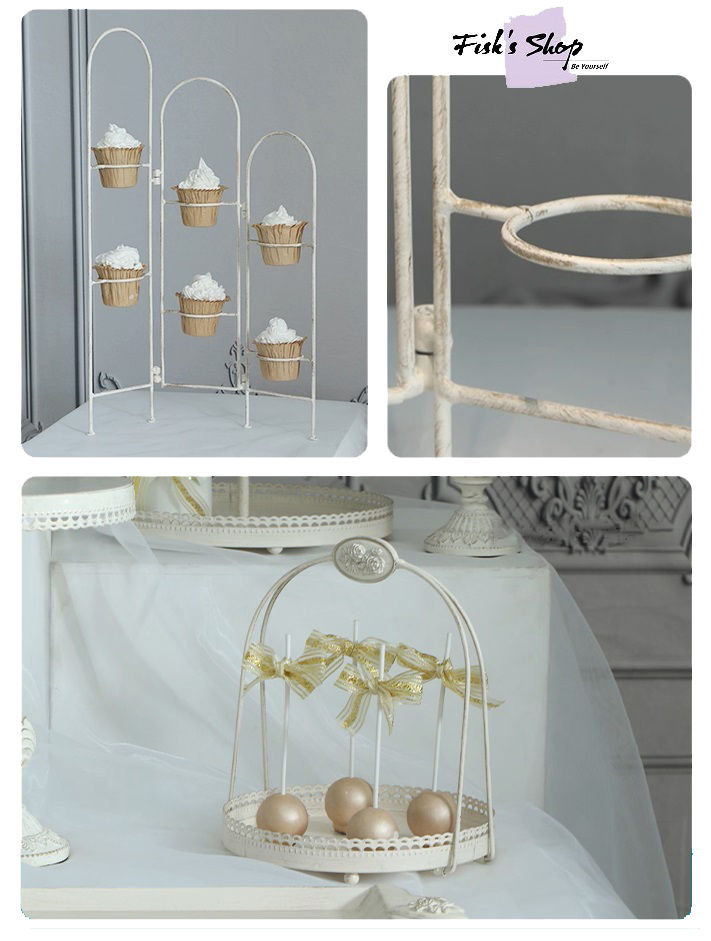 Hình thu nhỏ: Khay đựng bánh sinh nhật, điểm tâm set Pastel Old