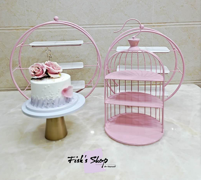 Thumbnail: Khay bánh sinh nhật, điểm tâm set 4 hình khối