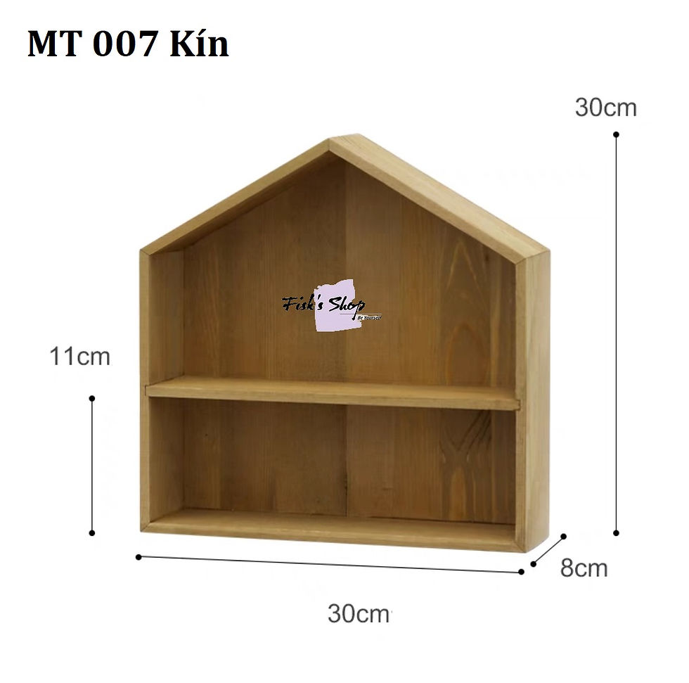 Thumbnail: Khay đựng bánh sinh nhật, điểm tâm set 33 chiếc gỗ nâu