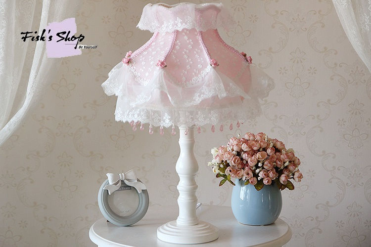 Đèn ngủ để bàn ren dây ngọc DN009