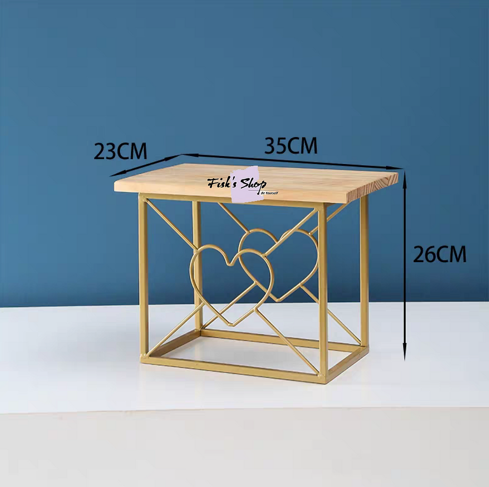Thumbnail: Khay đựng bánh sinh nhật, điểm tâm set khối gỗ