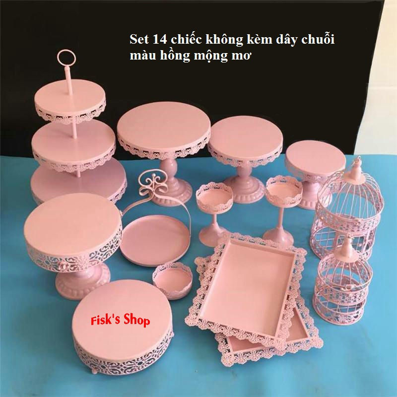 Thumbnail: Khay đựng bánh sinh nhật, điểm tâm set 14 cổ điển