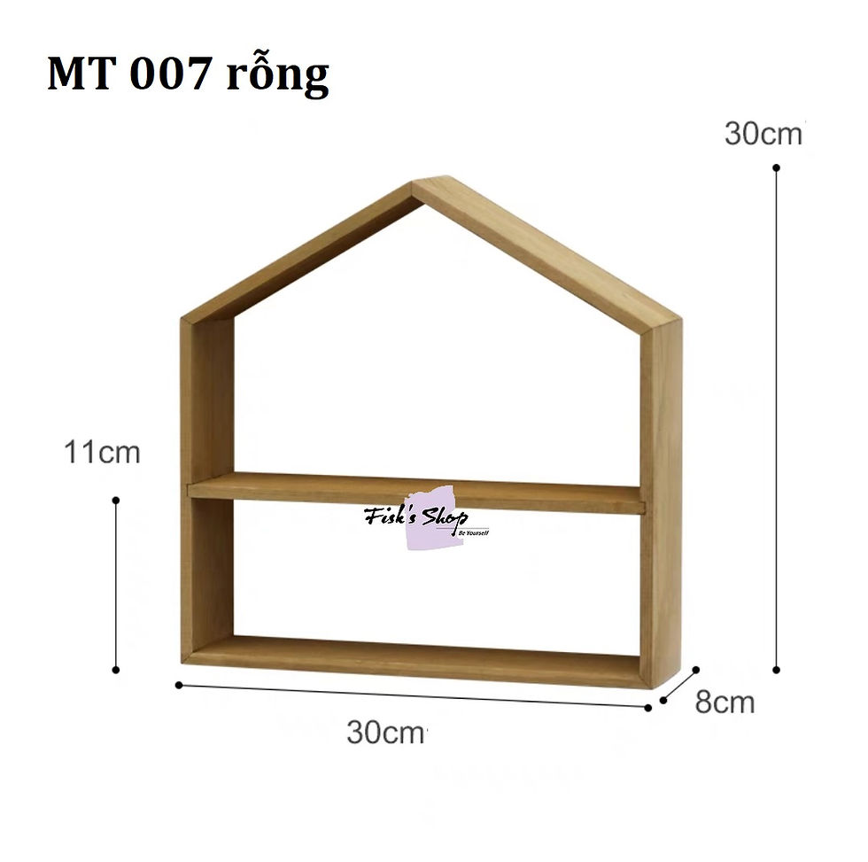 Thumbnail: Khay đựng bánh sinh nhật, điểm tâm gỗ nâu