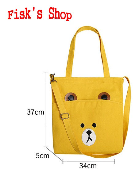 縮圖：Túi tote tai gấu