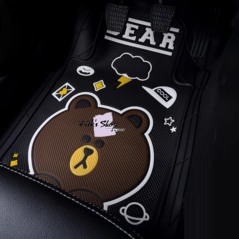 Tấm thảm lót xe ô tô, đệm lót chân ô tô cao su chống nước, chống trượt, chống bụ