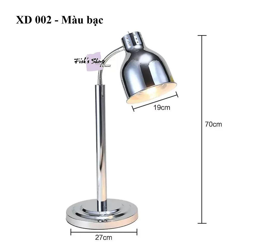 Hình thu nhỏ: Đèn hâm nóng thức ăn giữ nhiệt thực phẩm inox cao cấp